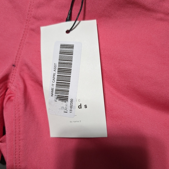 NWT Name it pink kids Capri basic needs pants size 12y - Picture 3 of 11